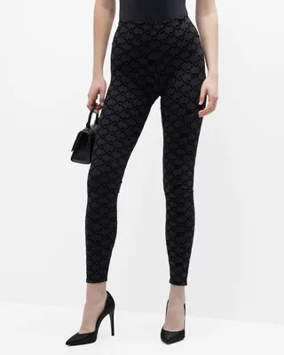 Flock Monogram Leggings
