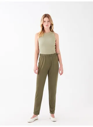 Elastic Waist Regular Women's Sweatpants 