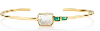 Women's 18k Yellow Gold Bala Shaker Cuff