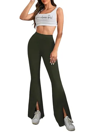 Sport Leggings Flare Leg – Split Leg – Yoga Pants 