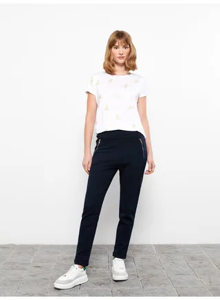Elastic Waist Regular Women's Sweatpants 