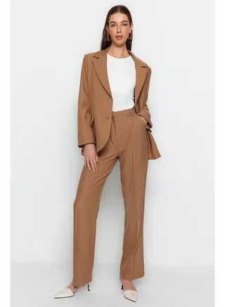 Pants - Brown - Straight 