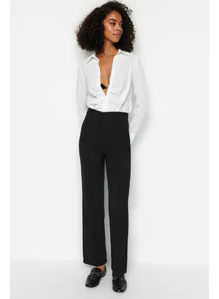 Pants - Black - Wide leg 