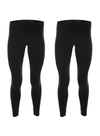 Slim Plain Pants Black 