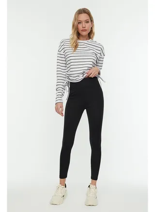 Leggings - Black - High Waist 