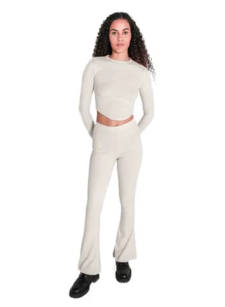 FLAIR RIB PANTS 