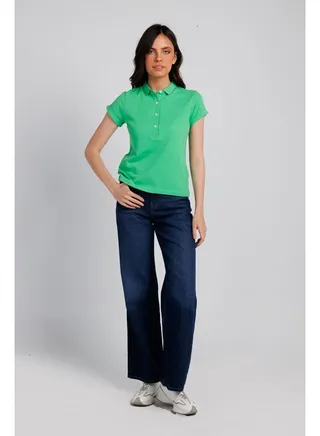 Women WIDE LEG Denim Jeans 