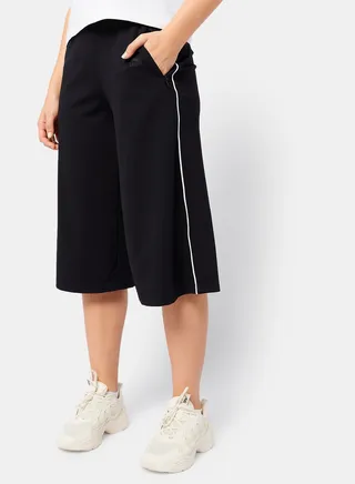 ANTA 3/4 WOVEN PANTS  IN BASIC BLACK 