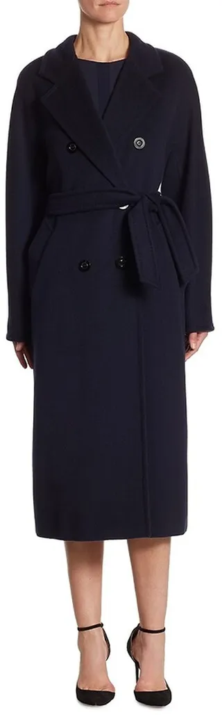 101801 Icon Madame Wool & Cashmere Double-Breasted Coat