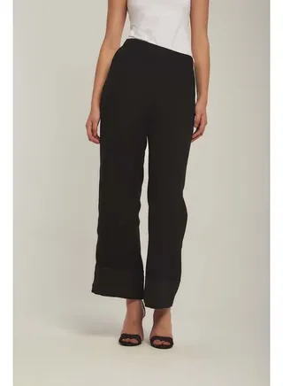 Satin Cuff Pant 