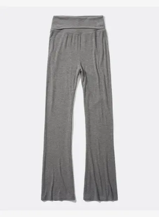 Aerie Real Soft Foldover Flare Pant 