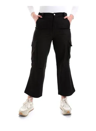 Heather Black With 4 Side Pockets Regular Fit Pants 