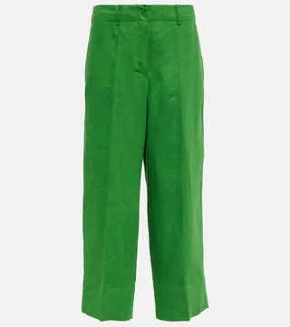 Rebecca cropped linen pants