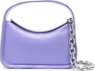 Purple Minnie Top-Handle Bag
