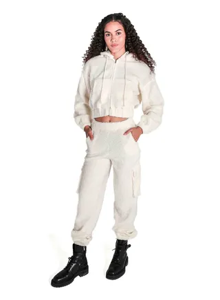 TEDDY JOGGERS WIT 