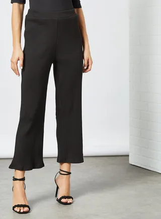 High Waist Culottes Black 