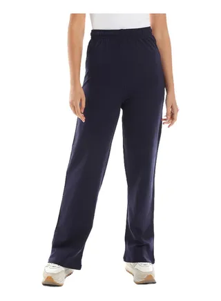 Navy Wide Leg High Waist Jogger 