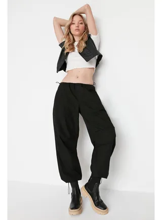 Jeans - Black - Joggers 