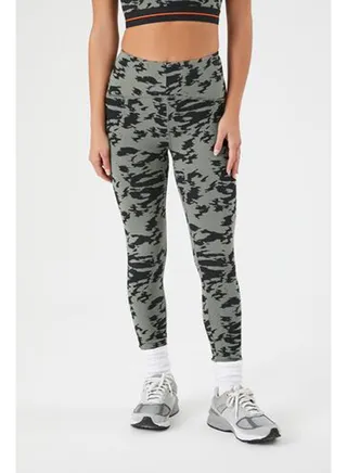 Active Abstract Print Leggings 