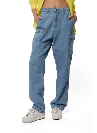 Fancy Cargo Denim Jeans 