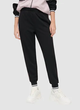 Elasticated Sweatpants Black 