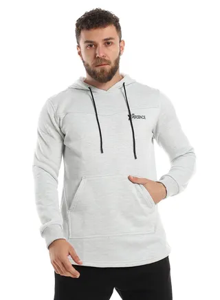 Mens Printed Hoodie With Front Pockets 