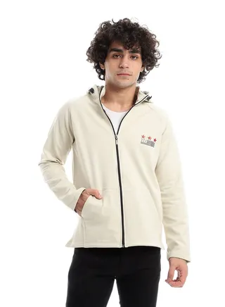 Printed Hooded Neck Sweatshirt 