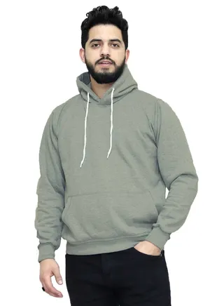 Hoodie Melton Cotton - Mint Green 