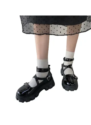 Female New Small Leather Shoes Casual Single Shoes 
