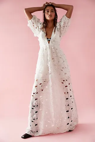 For Love & Lemons Serena Maxi Dress by For Love & Lemons at Free People
