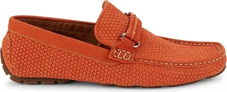 Textured Suede Driving Loafers