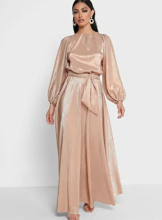 Shimmer A-line Dress