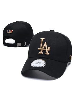 New Era 9Fort New York Yankees Baseball Hat Duck billed Hat Pointed Hat Sun Hat Pure Cotton Men's and Women's Hat Baseball Outdoor Black 