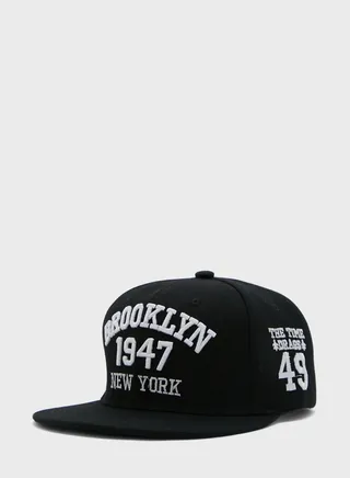 Brooklyn Flat Curve Peak Cap