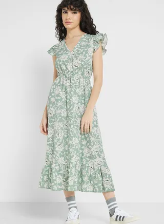 Urban Minx Floral Printed Dress 