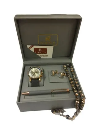 Men's 4-Piece Analog Watch Gift Set  15103 