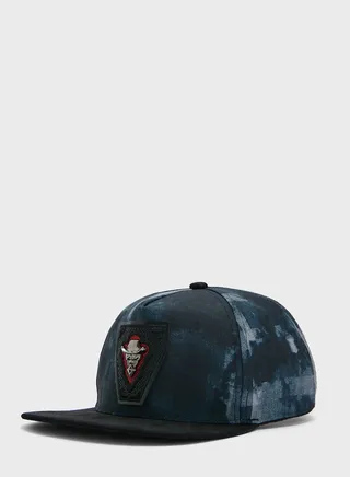 Embroidered Flat Peak Cap