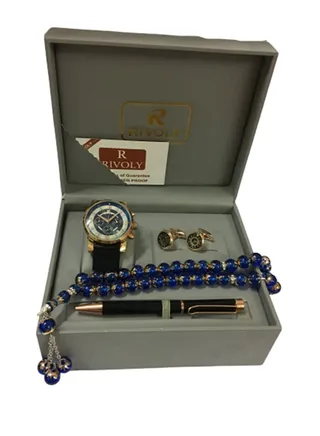 Men's 4-Piece Analog Watch Gift Set  15103 