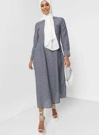 Stripe Print Dress