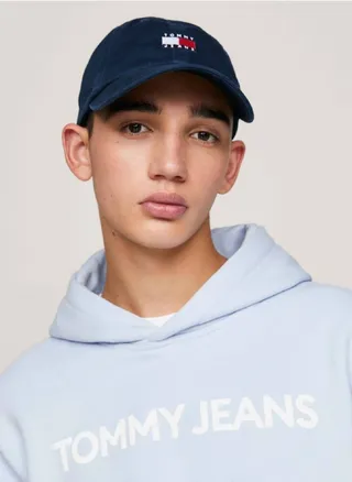 Men's Heritage Badge Baseball Cap -  Pure organic cotton, Navy 