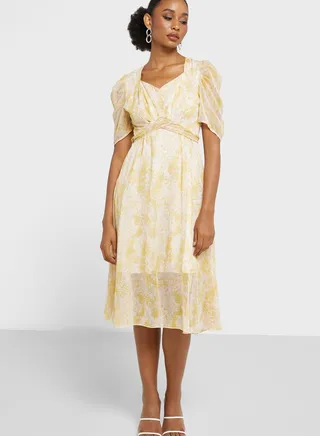 Floral Printed Dress 