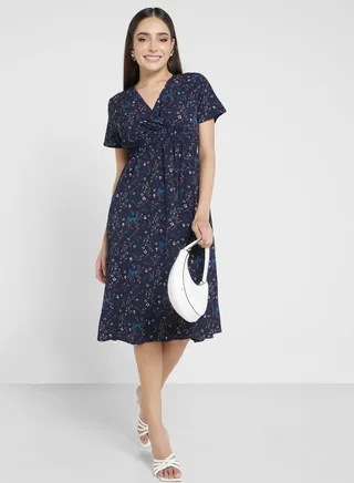 Ditsy Print Dress