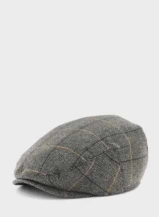 Herringbone Baker Boy Cap