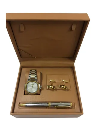 Men's 3-Piece Analog Watch Gift Set  80511G 