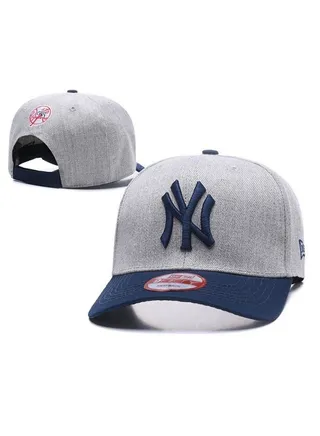 New Era MLB Sunshade Hat Outdoor Men's and Women's Sports Essential Duck billed Hat Gray 