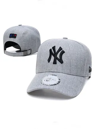 New Era MLB Sunshade Hat: A must-have for outdoor men and women's sports, adjustable gray hat 