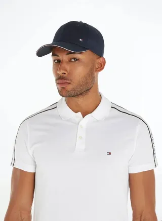 Men's Signature Flag Six-Panel Baseball Cap -  Pure organic cotton, Blue 