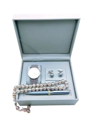 Men's 4-Piece Metal Analog Watch Set 1791555 