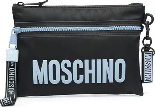 Logo Zipped Clutch