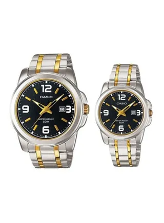 Enticer Analog Watch Set MTP/LTP-1314SG-1A 